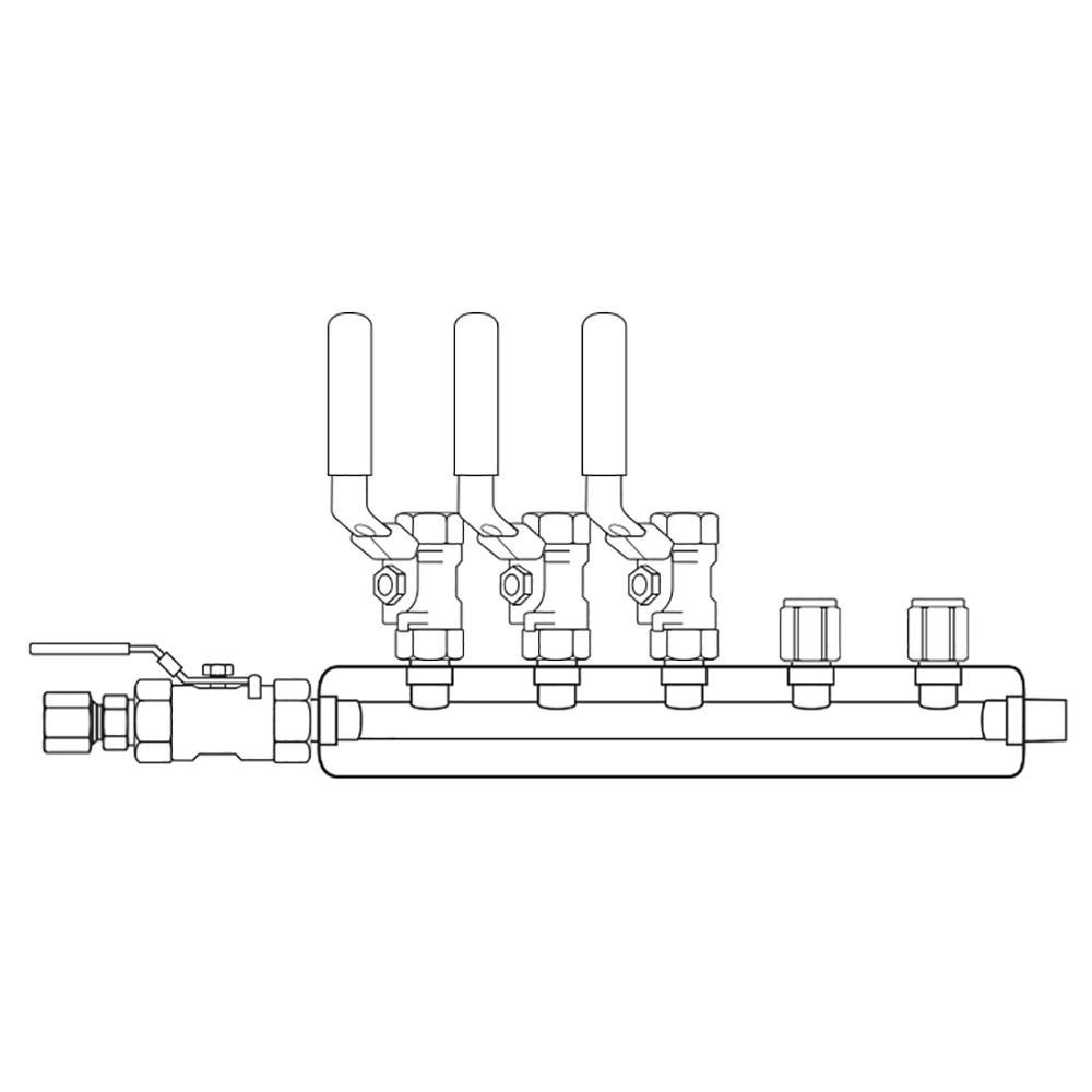 M4034030 Manifolds Stainless Steel Single Sided