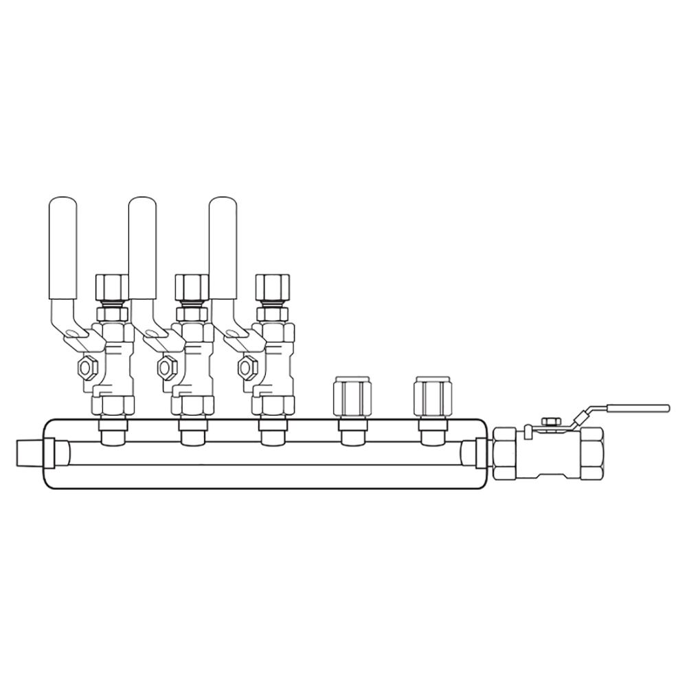 M4034102 Manifolds Stainless Steel Single Sided