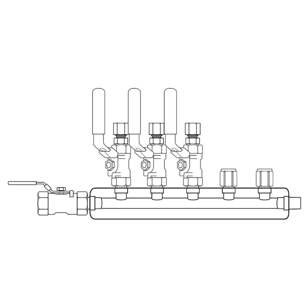 M4034110 Manifolds Stainless Steel Single Sided