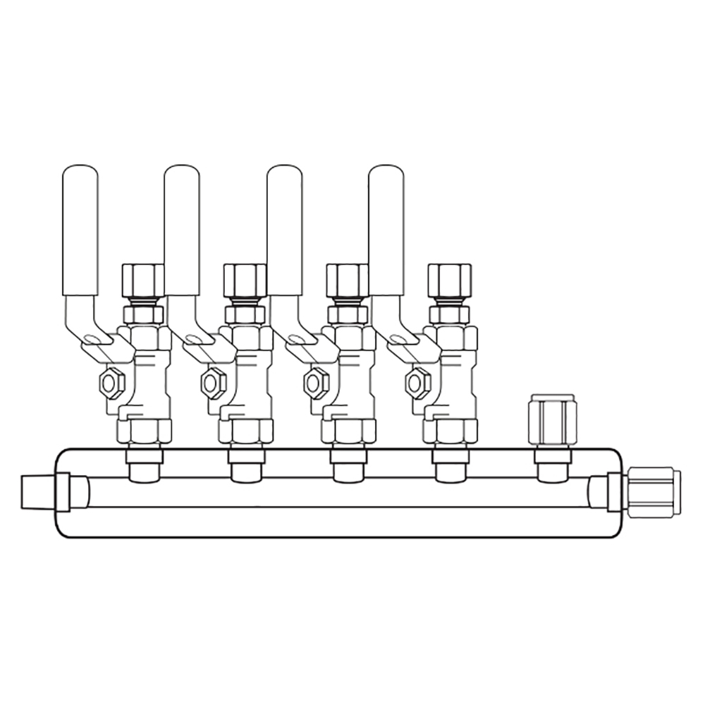 M4044301 Manifolds Stainless Steel Single Sided