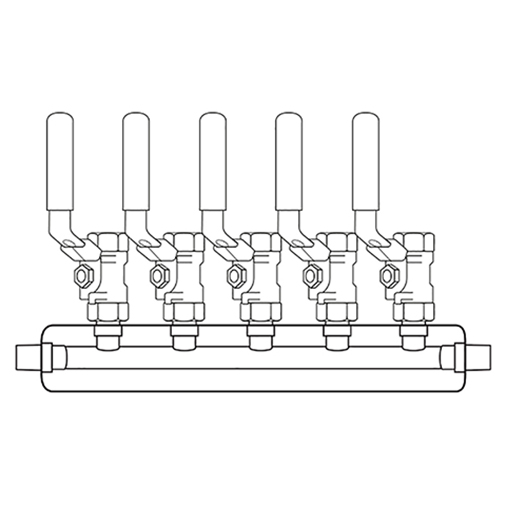 M4054000 Manifolds Stainless Steel Single Sided