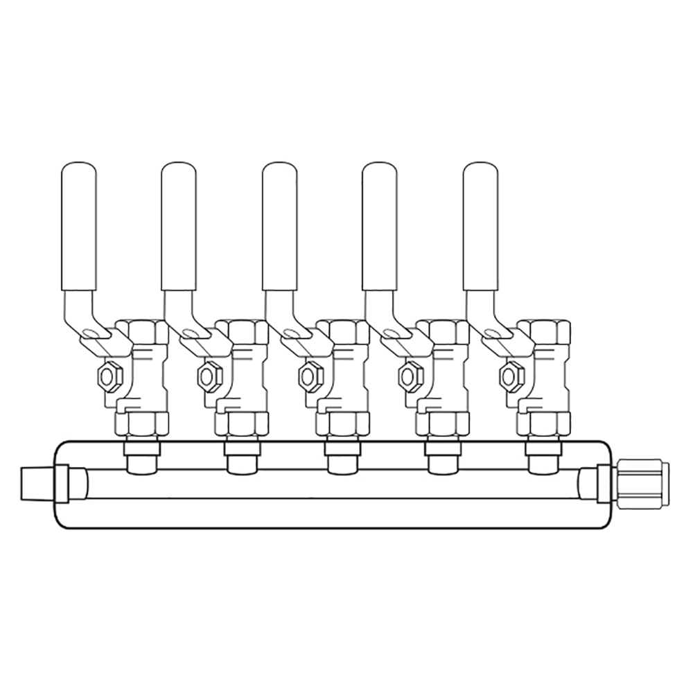 M4054001 Manifolds Stainless Steel Single Sided