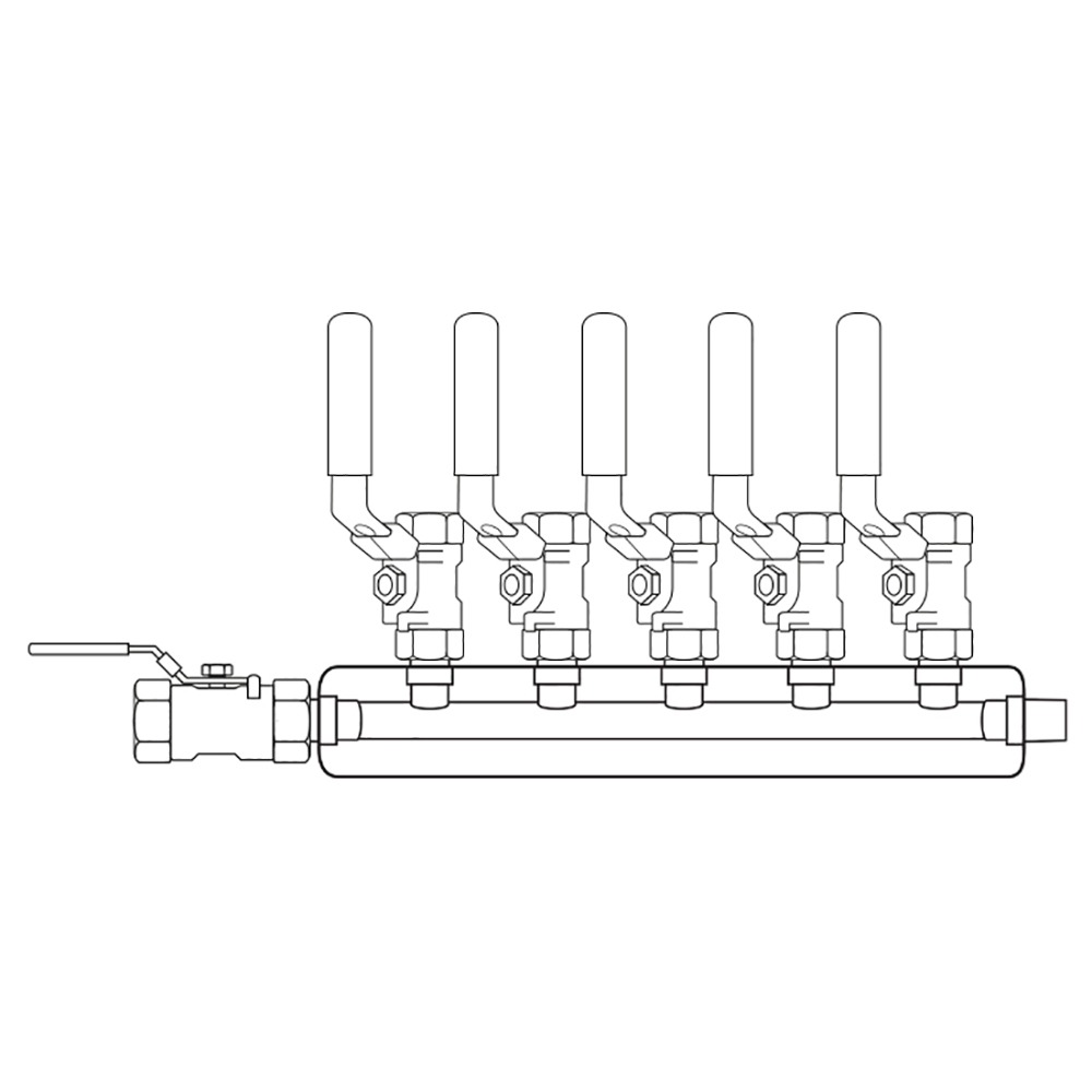 M4054010 Manifolds Stainless Steel Single Sided