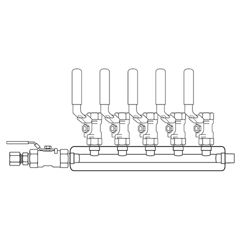 M4054050 Manifolds Stainless Steel Single Sided