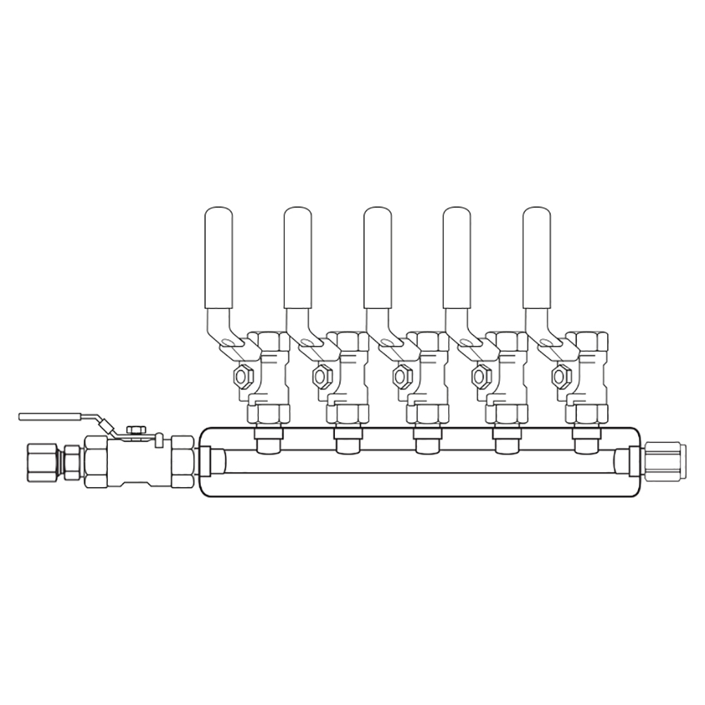 M4054051 Manifolds Stainless Steel Single Sided