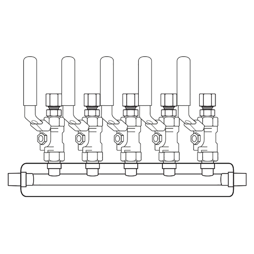 M4054100 Manifolds Stainless Steel Single Sided