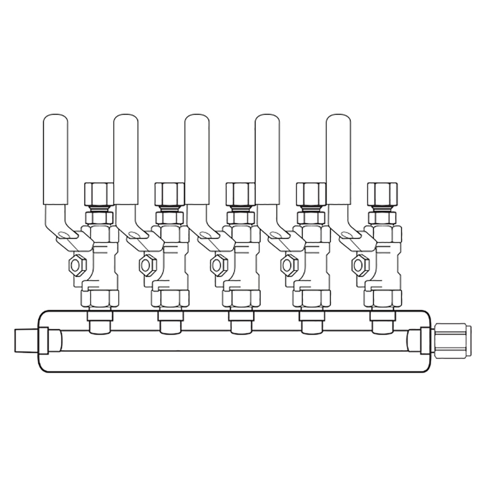 M4054101 Manifolds Stainless Steel Single Sided