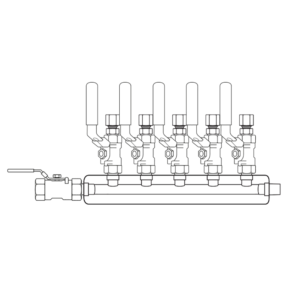 M4054110 Manifolds Stainless Steel Single Sided