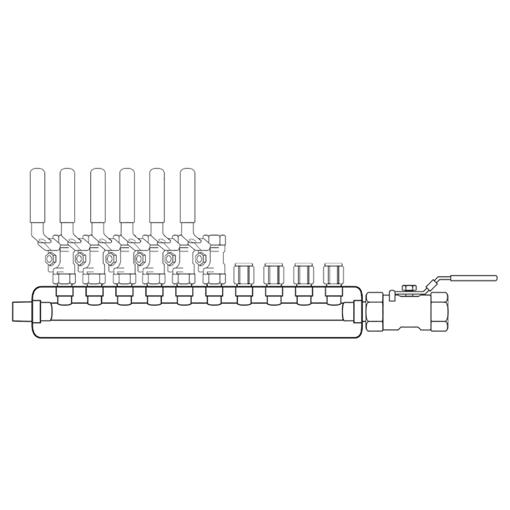 M4064002 Manifolds Stainless Steel Single Sided