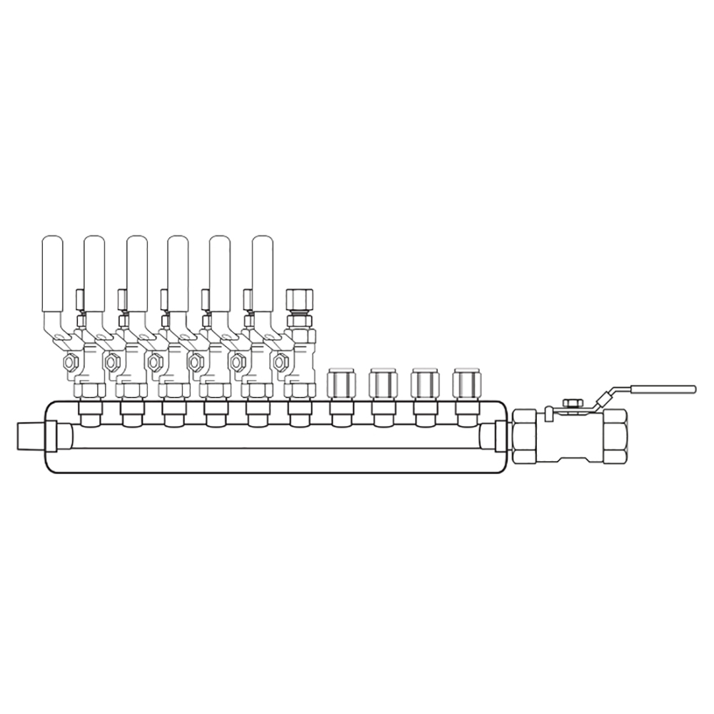 M4064102 Manifolds Stainless Steel Single Sided