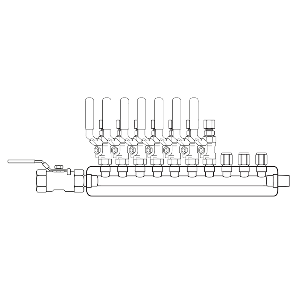 M4074110 Manifolds Stainless Steel Single Sided