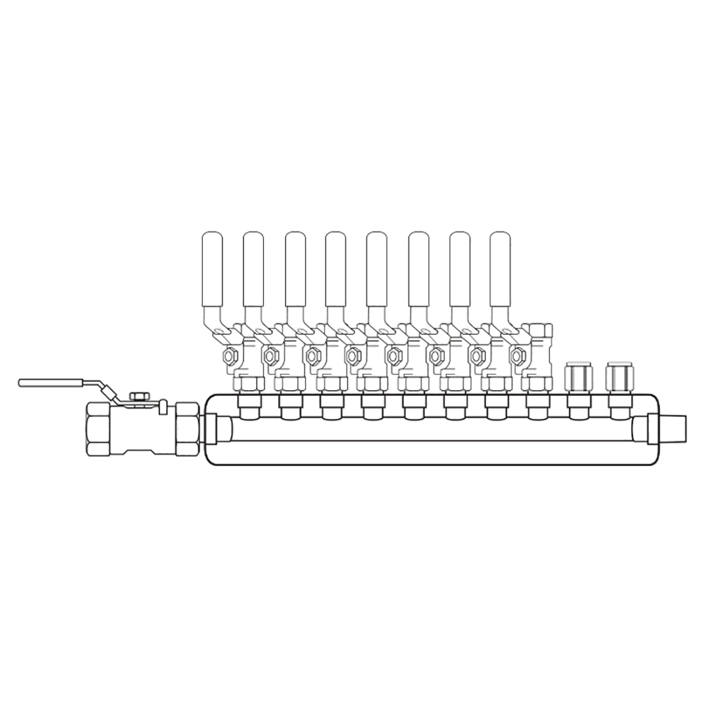 M4084010 Manifolds Stainless Steel Single Sided