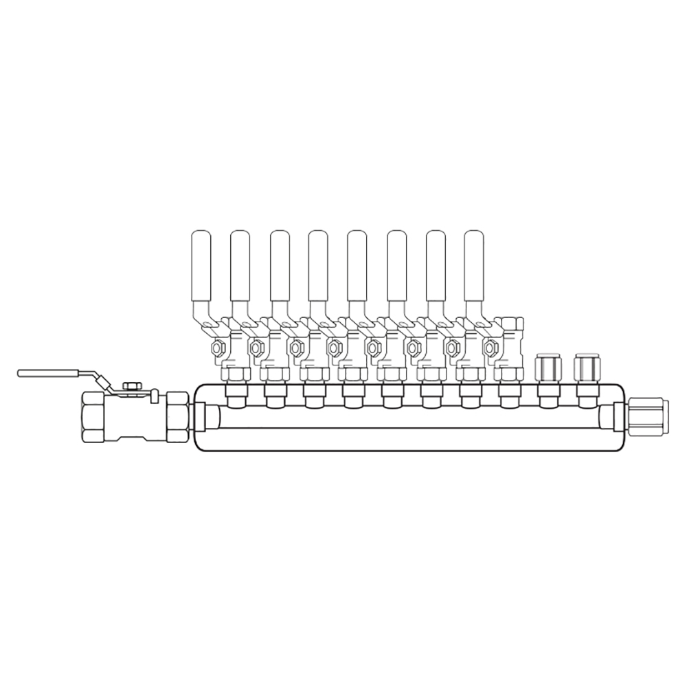 M4084011 Manifolds Stainless Steel Single Sided