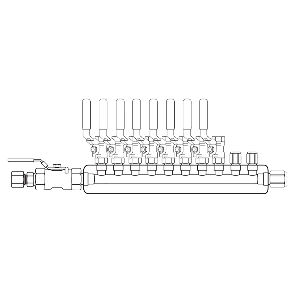 M4084051 Manifolds Stainless Steel Single Sided