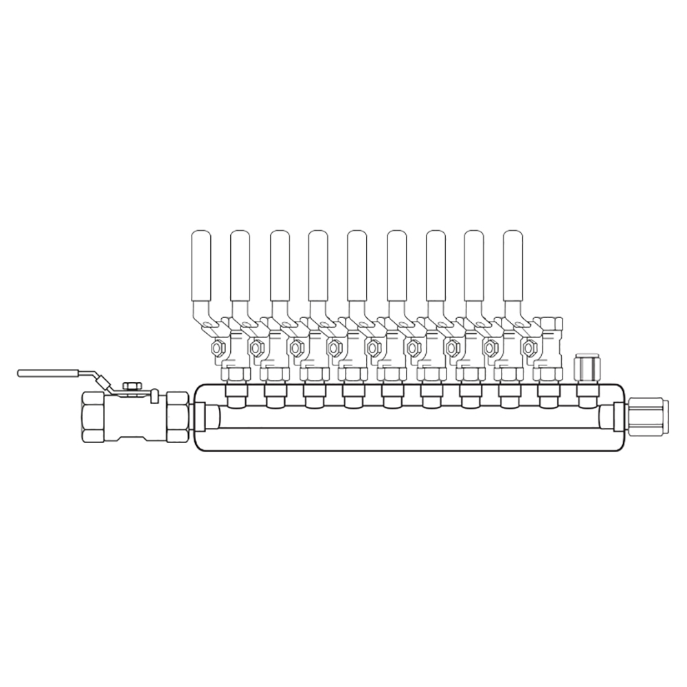 M4094011 Manifolds Stainless Steel Single Sided