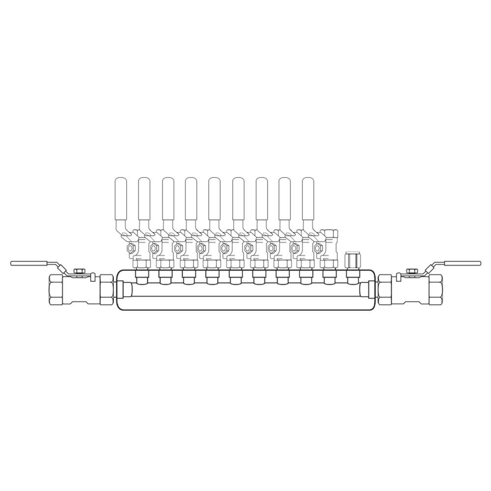 M4094012 Manifolds Stainless Steel Single Sided