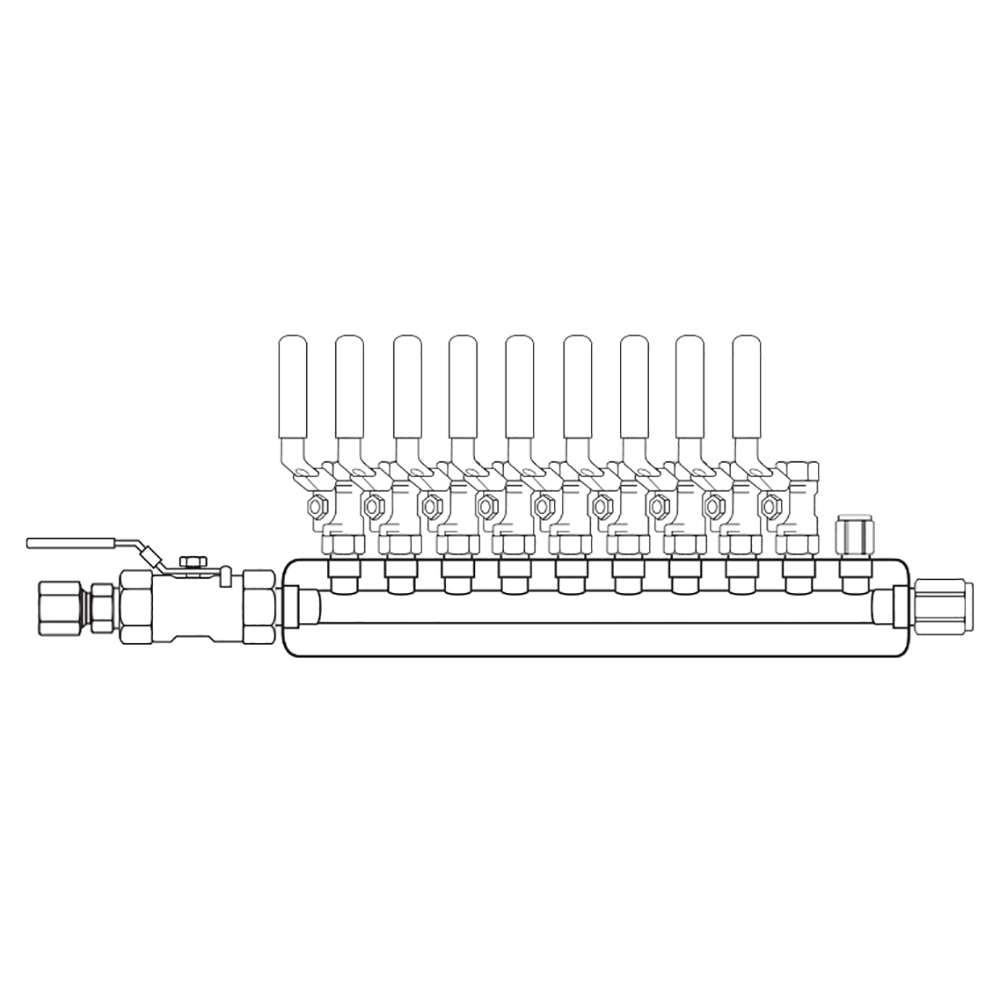 M4094031 Manifolds Stainless Steel Single Sided