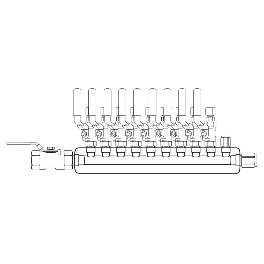 M4094311 Manifolds Stainless Steel Single Sided